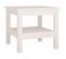 Table Basse Blanc 45x45x40 Cm Bois Massif De Pin