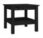 Table Basse Noir 45x45x40 Cm Bois Massif De Pin