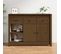 Buffet Marron Miel 100x35x74 Cm Bois Massif De Pin