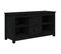 Meuble TV Noir 103x36,5x52 Cm Bois De Pin Massif