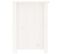 Meuble TV Blanc 103x36,5x52 Cm Bois De Pin Massif