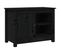 Meuble TV Noir 70x36,5x52 Cm Bois De Pin Massif