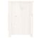 Meuble TV Blanc 103x36,5x52 Cm Bois De Pin Massif