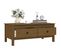 Table Basse Marron Miel 100x50x40 Cm Bois Massif De Pin