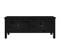 Table Basse Noir 100x50x40 Cm Bois Massif De Pin