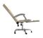 Fauteuil Inclinable De Bureau Crème Similicuir