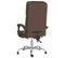 Fauteuil De Massage Inclinable De Bureau Marron Similicuir