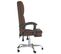 Fauteuil De Massage Inclinable De Bureau Marron Similicuir