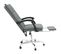 Fauteuil Inclinable De Bureau Gris Foncé Tissu