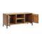 Meuble TV Marron 110x35x48 Cm Bois De Pin Massif