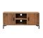 Meuble TV Marron 110x35x48 Cm Bois De Pin Massif