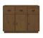 Buffet Marron Miel 100x40x75 Cm Bois Massif De Pin