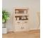 Buffet Haut 67x40x108,5 Cm Bois Massif De Pin