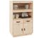 Buffet Haut 67x40x108,5 Cm Bois Massif De Pin