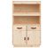 Buffet Haut 67x40x108,5 Cm Bois Massif De Pin