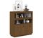 Buffet Haut Marron Miel 100x40x108,5 Cm Bois Massif De Pin