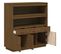 Buffet Haut Marron Miel 100x40x108,5 Cm Bois Massif De Pin