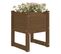 Jardinières 2 PCs Marron Miel 40x40x52,5 Cm Bois Massif De Pin