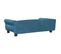 Lit Pour Chien Bleu 95x55x30 Cm Velours