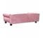 Lit Pour Chien Rose 95x55x30 Cm Velours