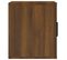 Meuble TV Chêne Marron 100x35x40 Cm Bois Contreplaqué