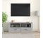 Meuble TV Sonoma Gris 100x35x40 Cm Bois Contreplaqué