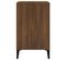 Armoire à Chaussures Chêne Marron 102x36x60cm Bois Contreplaqué