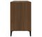 Armoire à Chaussures Chêne Marron 102x36x60cm Bois Contreplaqué