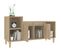 Meuble TV Chêne Sonoma 100x35x55 Cm Bois Contreplaqué