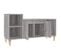 Meuble TV Sonoma Gris 100x35x55 Cm Bois Contreplaqué