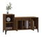 Meuble TV Chêne Marron 100x35x55 Cm Bois Contreplaqué