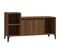 Meuble TV Chêne Marron 100x35x55 Cm Bois Contreplaqué