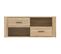 Meuble TV Chêne Sonoma 100x35x40 Cm Bois Contreplaqué