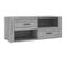 Meuble TV Sonoma Gris 100x35x40 Cm Bois Contreplaqué