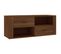 Meuble TV Chêne Marron 100x35x40 Cm Bois Contreplaqué