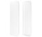 Tête De Lit Avec Oreilles Blanc 183x16x78/88 Cm Similicuir