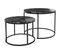 Ensemble De Tables D'appoint 2 PCs Noir