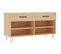 Banc à Chaussures Chêne Sonoma 102x35x55 Cm Bois Contreplaqué