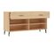 Banc à Chaussures Chêne Sonoma 102x35x55 Cm Bois Contreplaqué