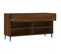 Banc à Chaussures Chêne Marron 102x35x55 Cm Bois Contreplaqué