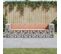 Banc De Jardin Design Gabion 244x71x65,5 Cm Bois Massif Douglas