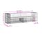 Banc De Jardin Design Gabion 244x71x65,5 Cm Bois Massif Douglas