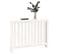 Cache-radiateur Blanc 108,5x19x84 Cm Bois Massif De Pin