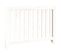 Cache-radiateur Blanc 108,5x19x84 Cm Bois Massif De Pin