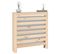 Cache-radiateur 79,5x19x84 Cm Bois Massif De Pin