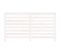 Cache-radiateur Blanc 153x19x84 Cm Bois Massif De Pin