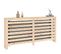 Cache-radiateur 169x19x84 Cm Bois Massif De Pin