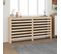 Cache-radiateur 169x19x84 Cm Bois Massif De Pin