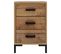 Tables De Chevet 2 PCs 40x30x55 Cm Bois De Pin Massif