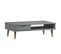 Table Basse Molde Gris 100x55x31 Cm Bois De Pin Massif